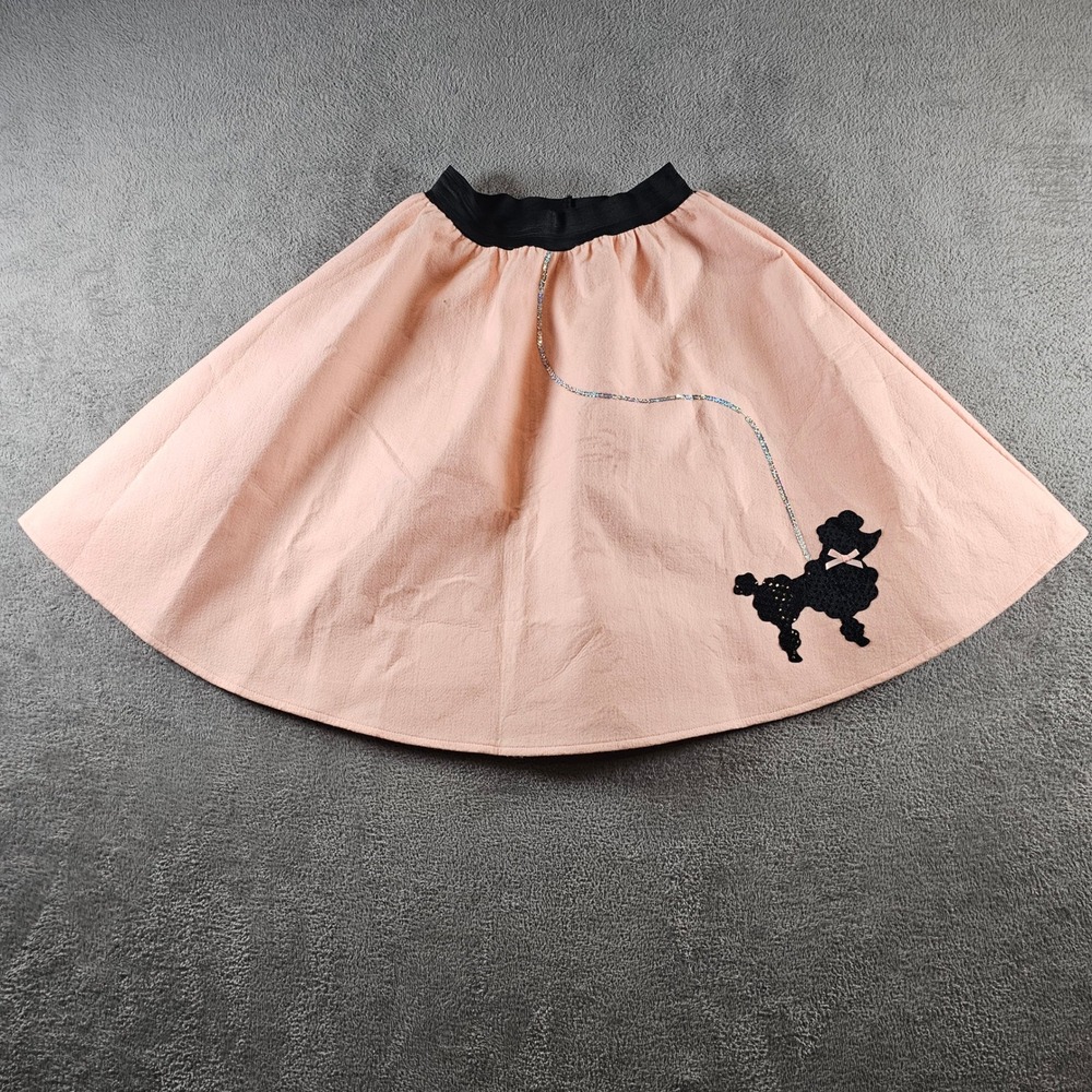 Charades Pink Poodle Skirt Adult XL 1950s Sock Hop Retro‎ Costume Vintage USA